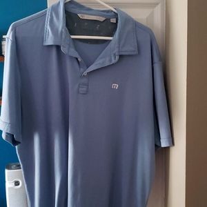 Tavis Mathew blue golf shirt XXL